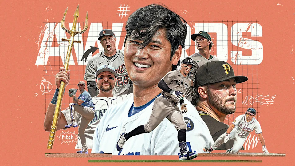 Shohei Ohtani is a near-lock to secure his fourth MLB MVP award. (Bruno Rouby/Yahoo Sports)