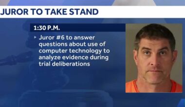 Dan Serafini murder trial juror appears in court, as former MLB player pursues a new trial