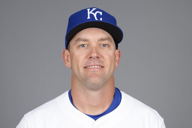 This is a 2024 photo of pitching coach Zach Bove of the Kansas City Royals baseball team. This image reflects the active roster as of Thursday, Feb. 22, 2024, when this image was taken in Surprise, Ariz. (AP Photo/Ashley Landis)