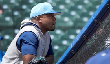 Photo of Rickie Weeks Jr. looking out in the distance, side profile.