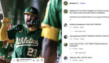 After 655 days, the A's turn social media comments back on
