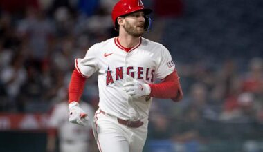 Orioles trade pitcher Grayson Rodriguez to the Angels for power-hitting outfielder Taylor Ward