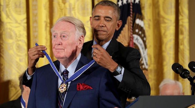 Roberto Clemente Joins Pirates, Steve Sax Wins Rookie Of The Year & Vin Scully Receives Presidential Medal Of Freedom