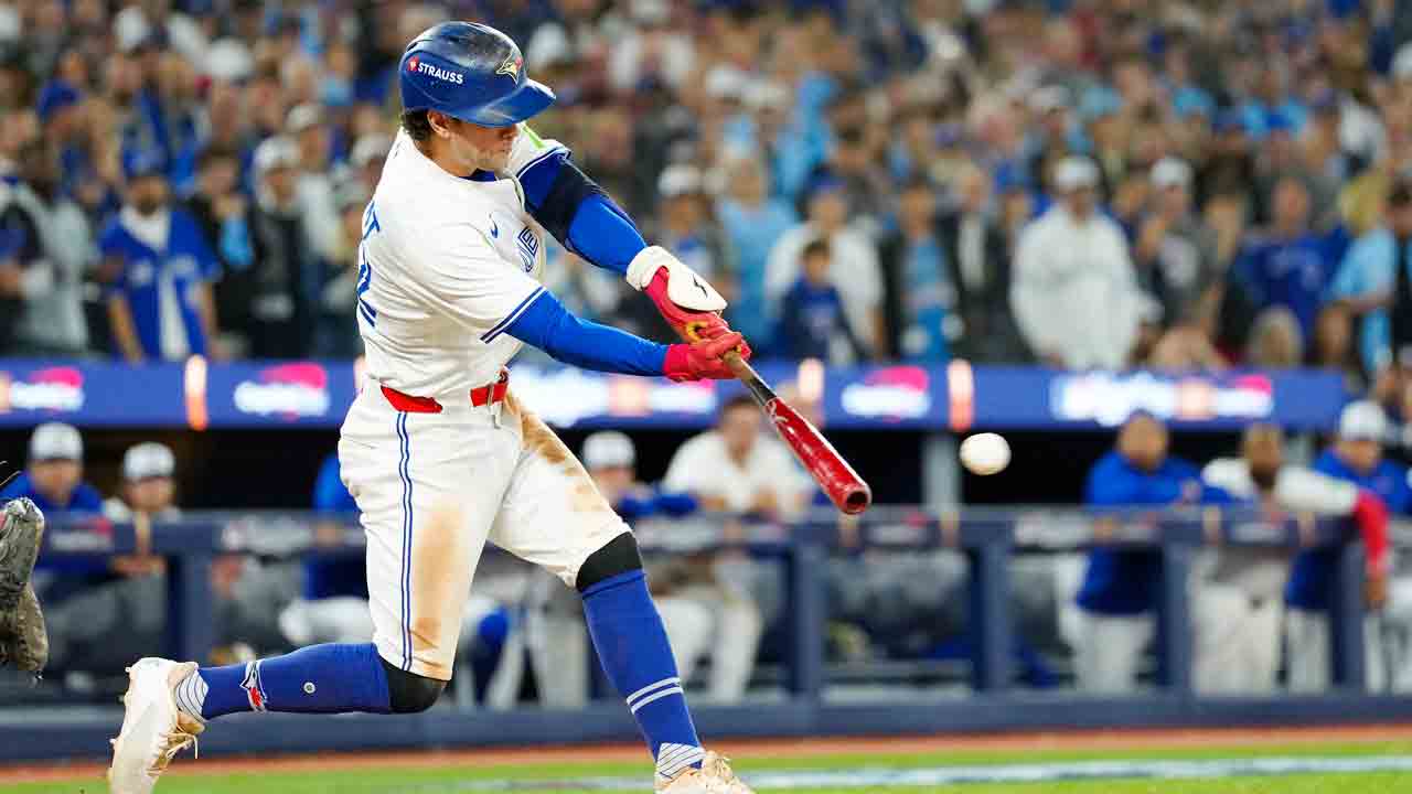 Ernie Clement sets Blue Jays record for longest hit streak in single post-season