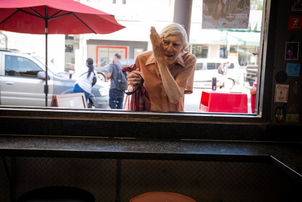 The crowd outside waits to get in to The Wieners...