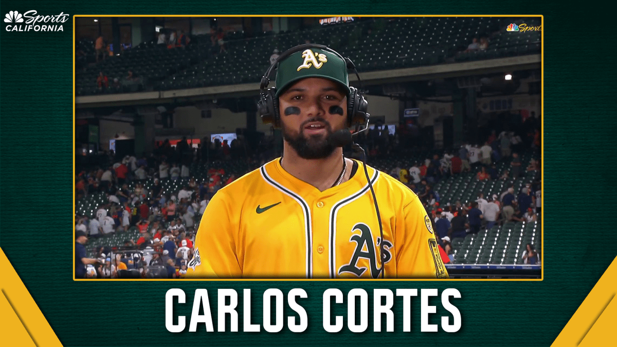 Carlos Cortes reflects on impactful MLB debut in Athletics’ win – NBC Sports Bay Area & California