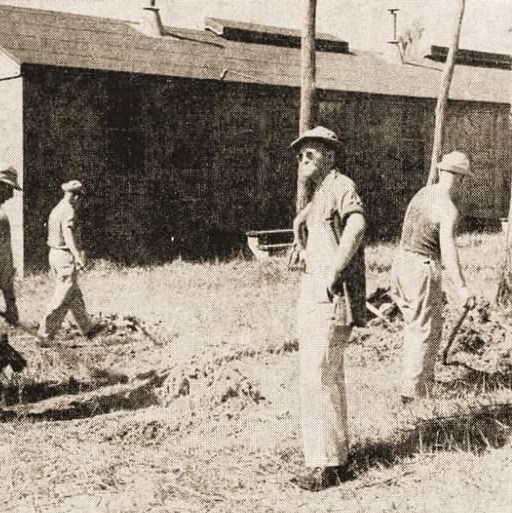 German prisoners of war working near Drew Field