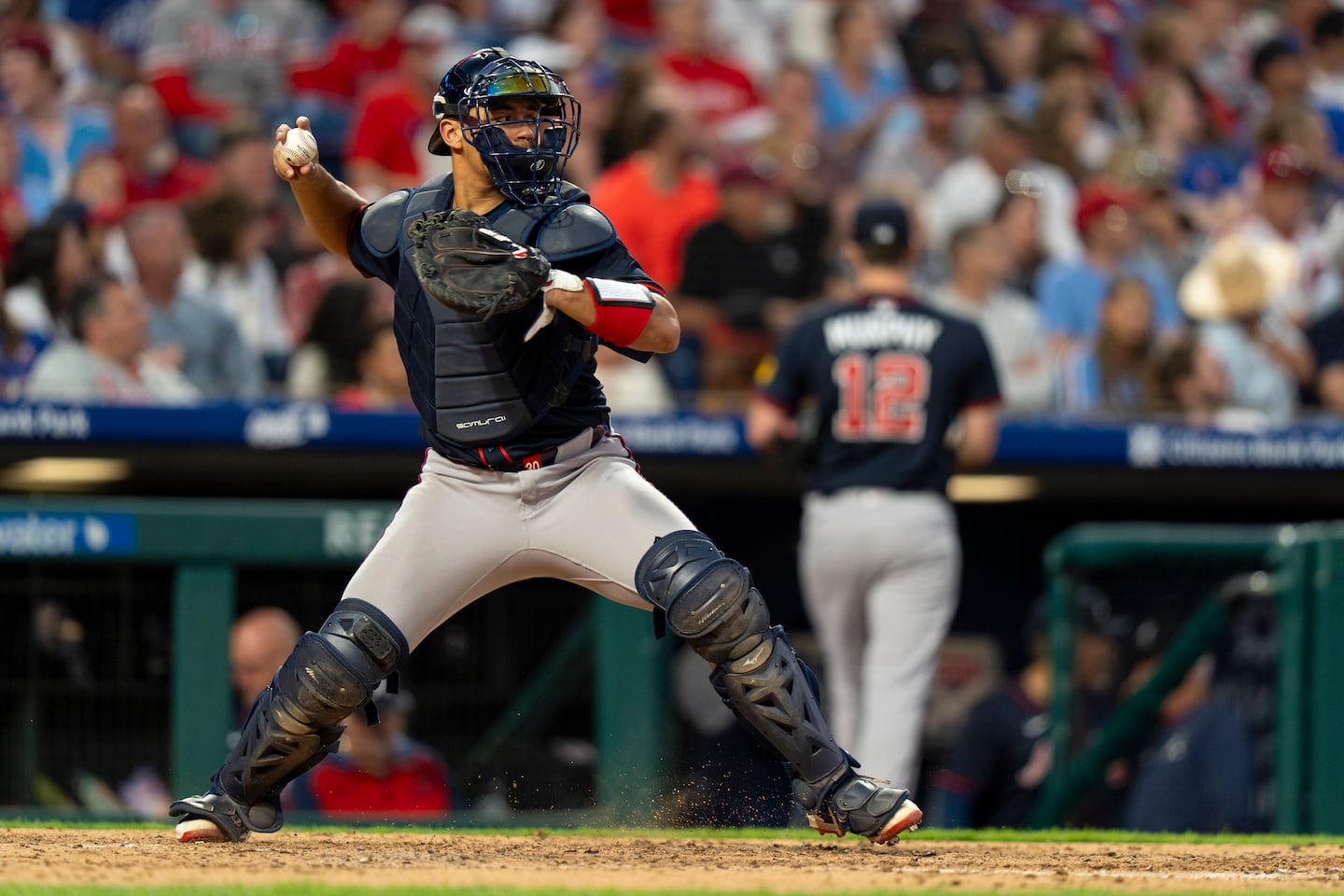 The Braves' Drake Baldwin became the seventh catcher to win the National League Rookie of the Year.
