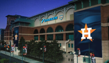 Houston's Daikin Park Goes Full Holiday Wonderland With Astros-Themed Light Spectacular