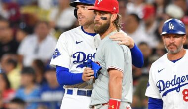 Phillies president compares Bryce Harper and Freddie Freeman as veterans