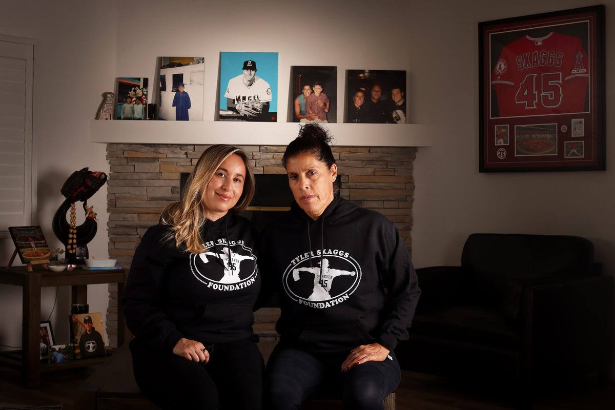 Tyler Skaggs’ wife, mother take the stand in a day of emotional testimony