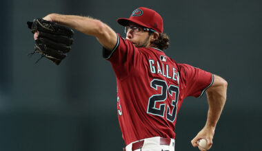 Starting pitcher Zac Gallen #23 of the Arizona Diamondbacks...