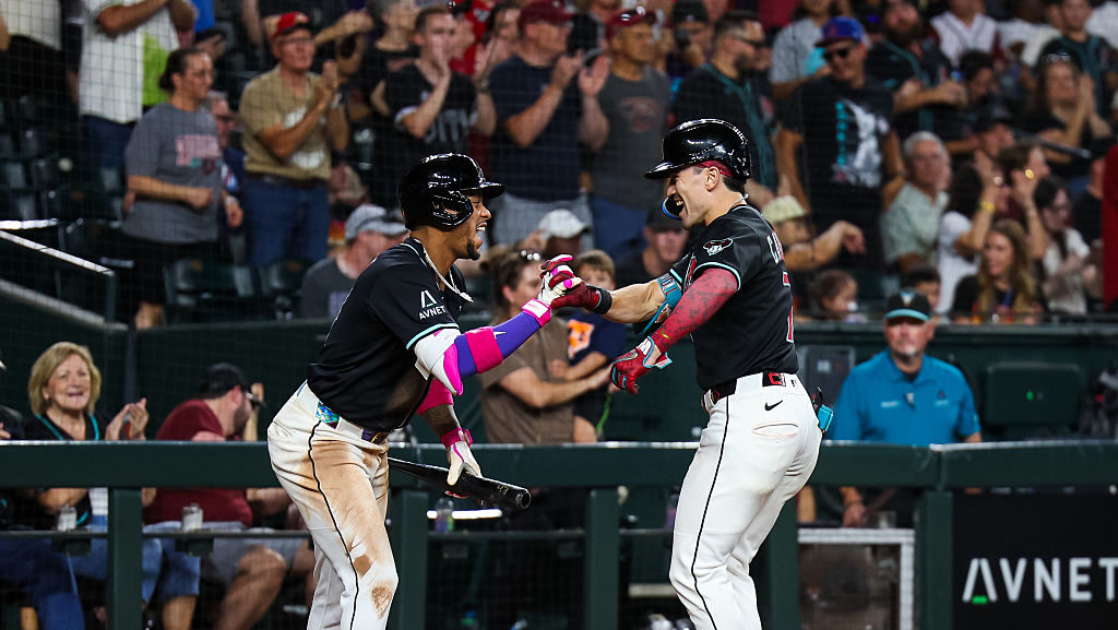 Diamondbacks' Ketel Marte and Corbin Carroll...