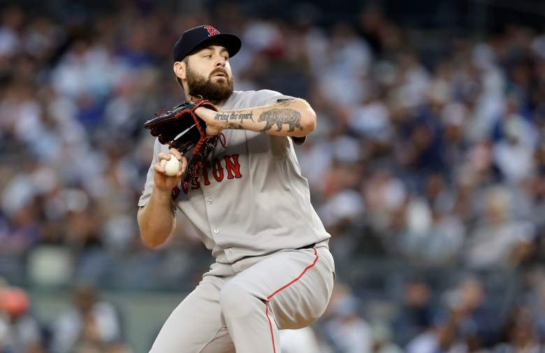 NEW YORK, NEW YORK - AUGUST 21: Lucas Giolito #54 of the Boston Red Sox pitches during the first inning against the New York Yankees at Yankee Stadium on August 21, 2025 in New York City. (Photo by Jim McIsaac/Getty Images)