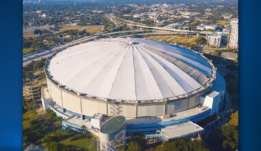 Tropicana Field roof repairs expected to finish before Rays’ April home opener