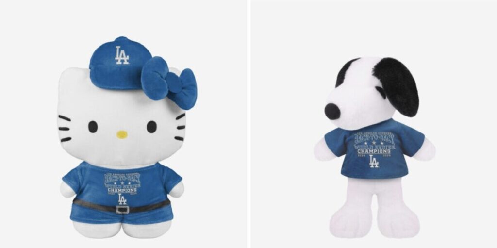 Hello Kitty Dodgers, Snoopy, FOCO
