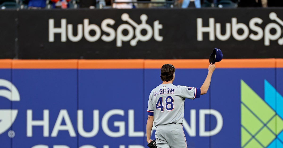 Texas Rangers’ Jacob deGrom named AL Comeback Player of the Year
