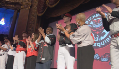 Flying Squirrels unveil new logos, uniforms ahead of CarMax Park opening