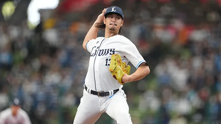 Saitama Seibu Lions pitcher Mitsunari Takahashi [Photo: provided by the team]