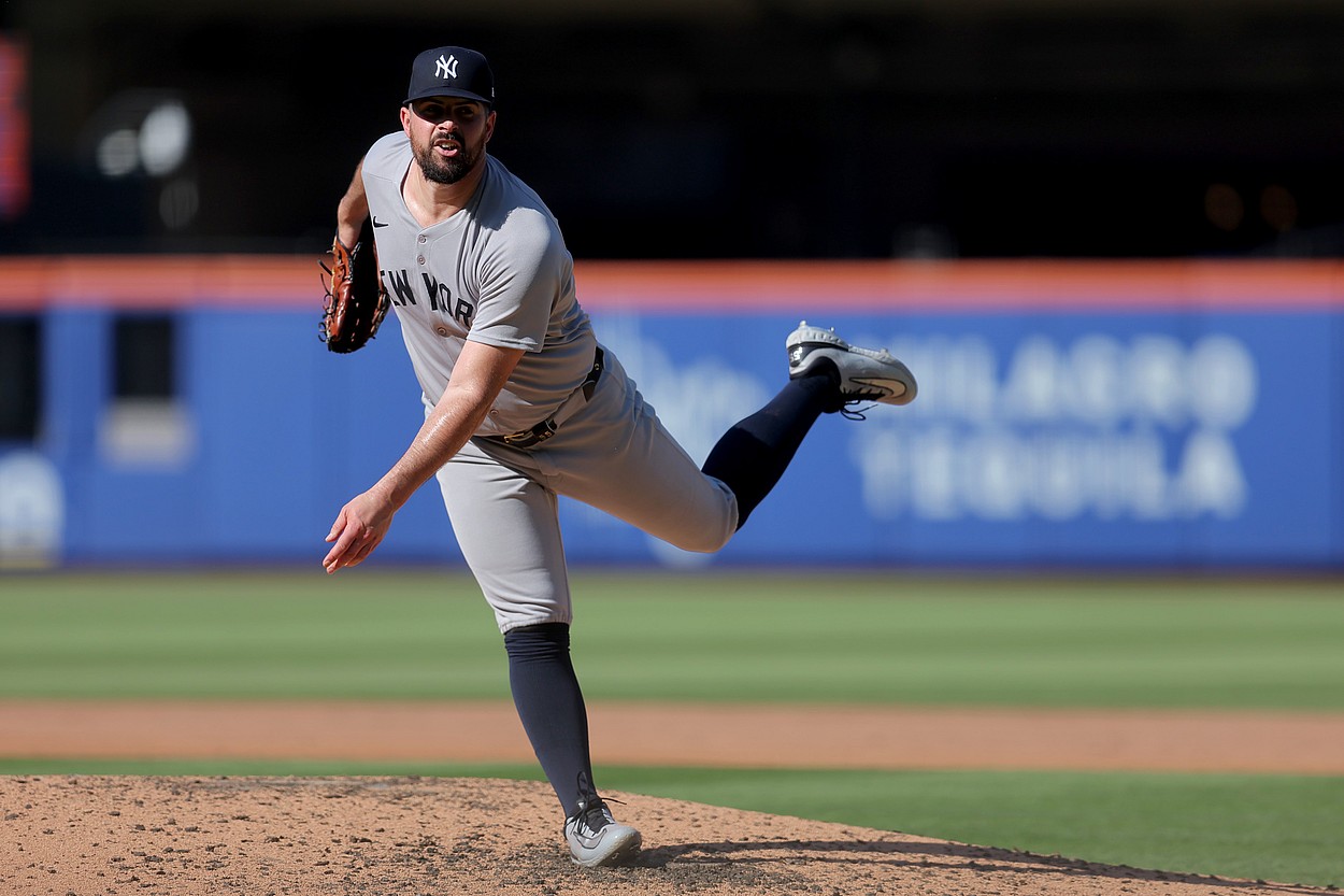 MLB: New York Yankees at New York Mets, carlos rodon