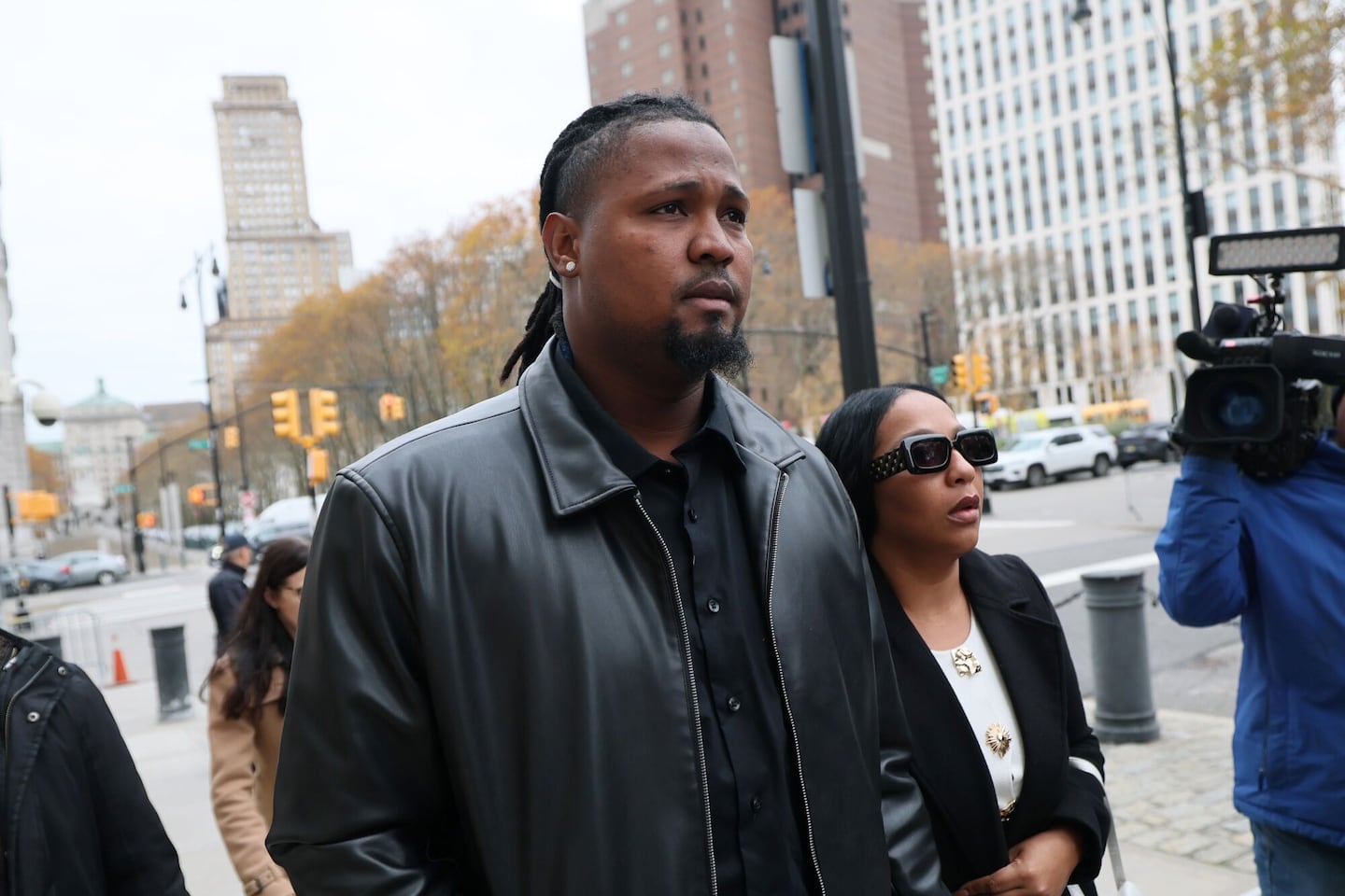Guardians pitcher Luis Ortiz arrived for his arraignment at the US District Court for the Eastern District of New York.