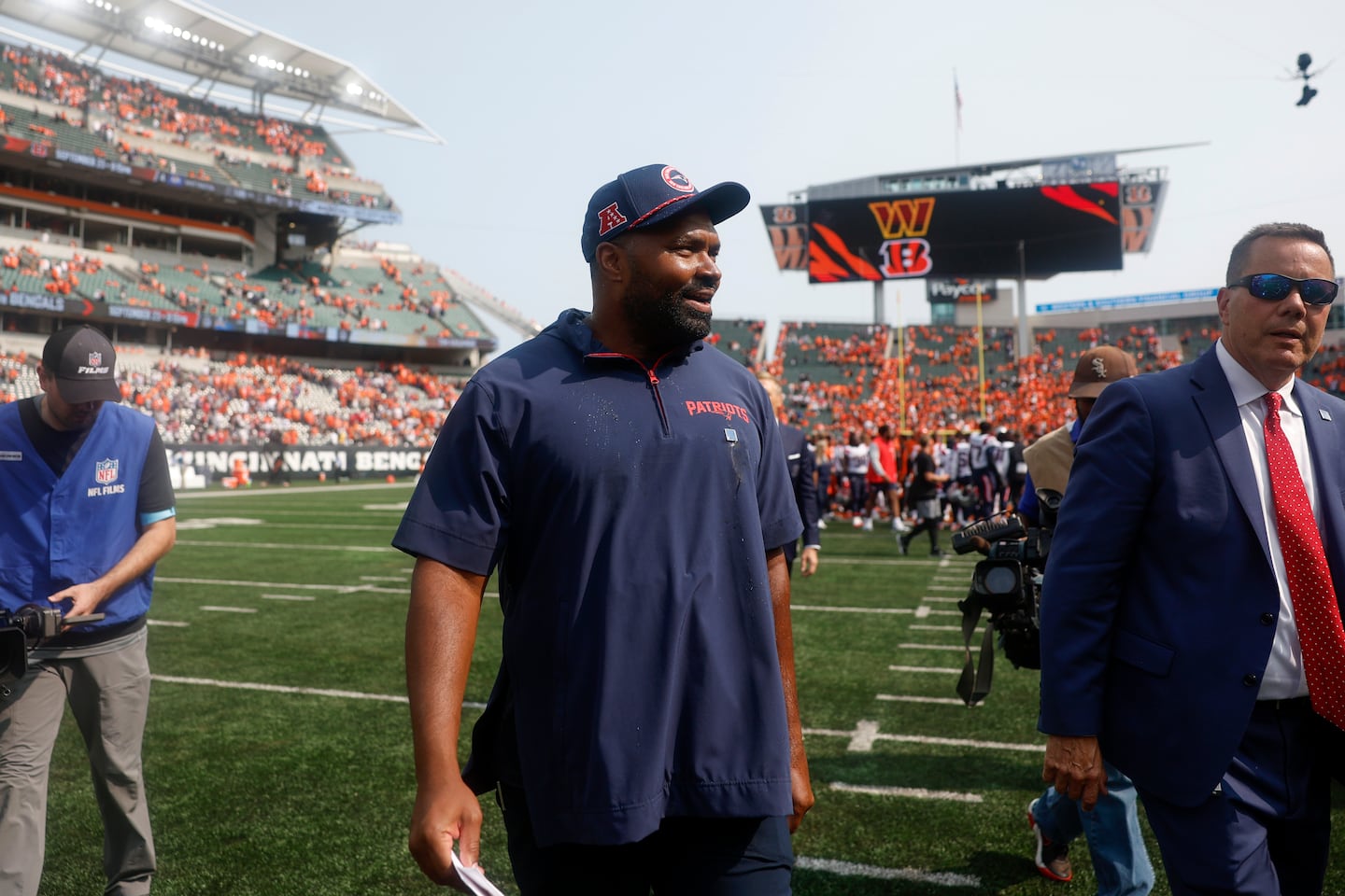 The Patriots 16-10 win over the Bengals last season ended up being the high point of Jerod Mayo's tenure as coach.