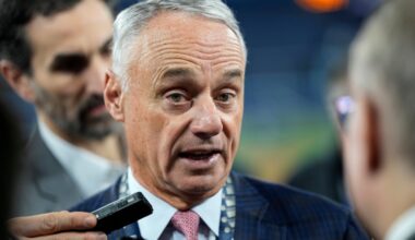 “Once you’re in that environment where sports betting is happening, the crucial issue is access to data,” said baseball commissioner Rob Manfred.