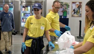 Tampa Bay Rays ‘takeover’ food bank, free bistro