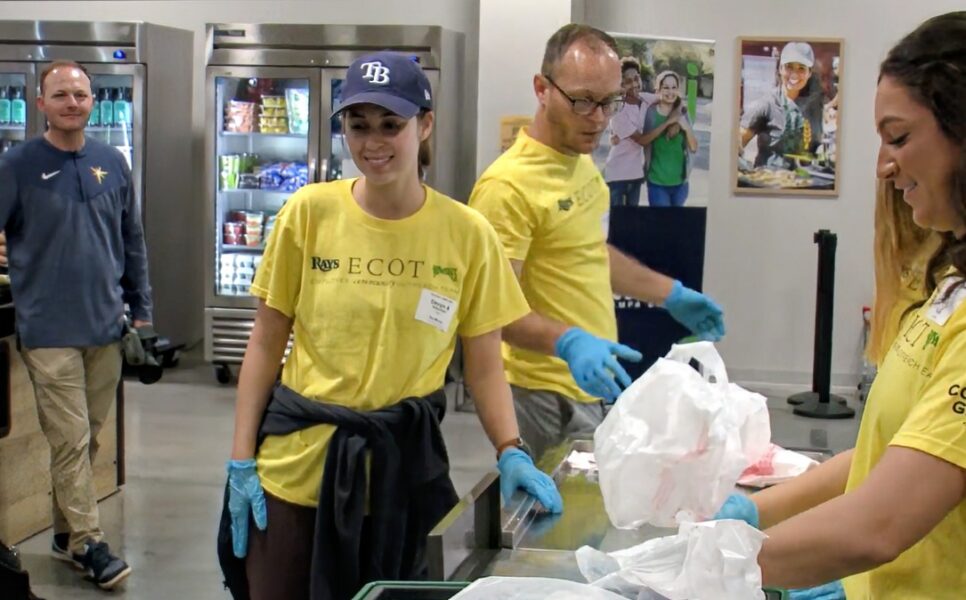 Tampa Bay Rays ‘takeover’ food bank, free bistro