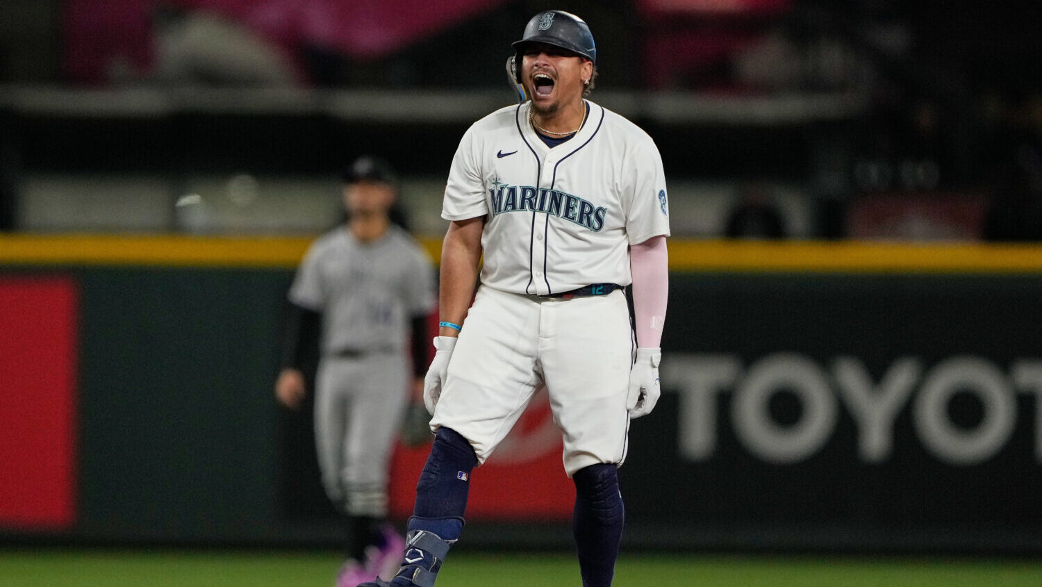 Seattle Mariners' Josh Naylor...