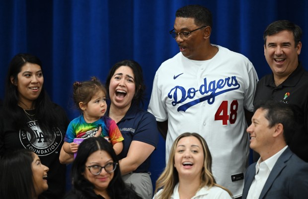 Monique Osorio reacts Thursday, Nov. 6, 2025, after her daughter...
