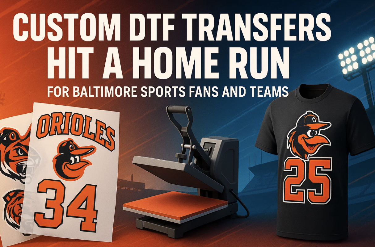 Custom DTF Transfers Hit a Home Run