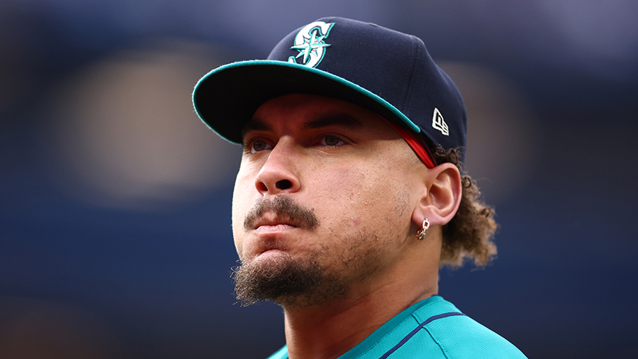 Seattle Mariners Josh Naylor looks on ALCS Toronto Blue Jays 2025...