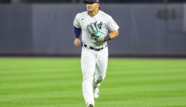 Jasson Domínguez could be crowded out of the Yankees outfield with Trent Grisham coming back.