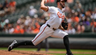 The Orioles traded Grayson Rodriguez to the Angels for Taylor Ward on Tuesday.