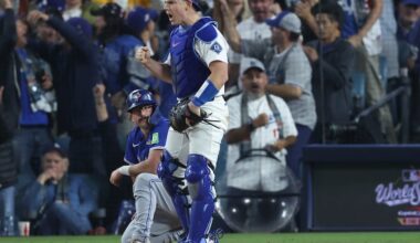 Will Smith broke World Series record as catcher