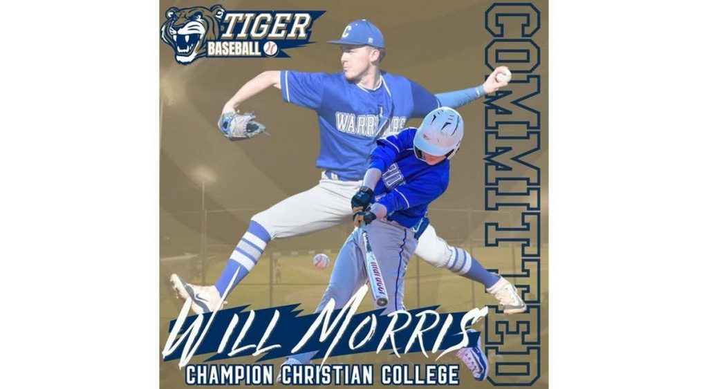 Cotter's Will Morris commits to Champion Christian College baseball