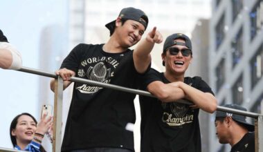 Dodgers celebrate historic back-to-back World Series titles with downtown parade, stadium rally