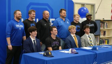 Four Chelsea baseball players put pen to paper on signing day