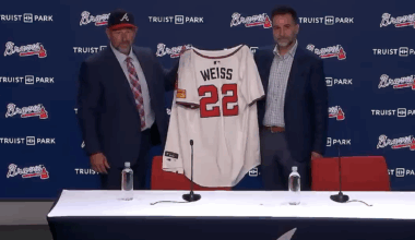 Braves introduce Walt Weiss as manager, add Hefner and Richardson to staff