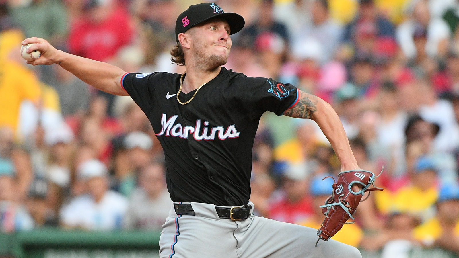 Marlins outright five veterans, including four pitchers