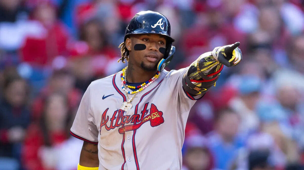 Braves star Ronald Acuna Jr (Image via Getty) Braves star Ronald Acuna Jr