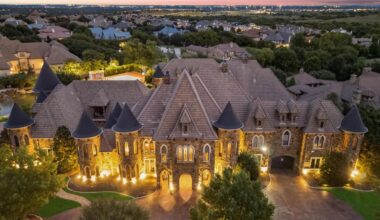 North Texas 'castle estate' mansion built by Rangers co-owner up for auction
