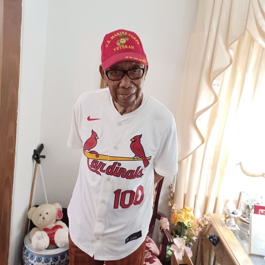 Bill Greason on his 100th birthday