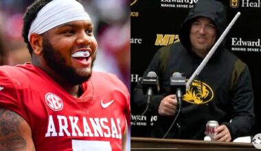 Razorback Lineman Bucks Former LSU Baseball Star’s Savage Takedown of Eli Drinkwitz