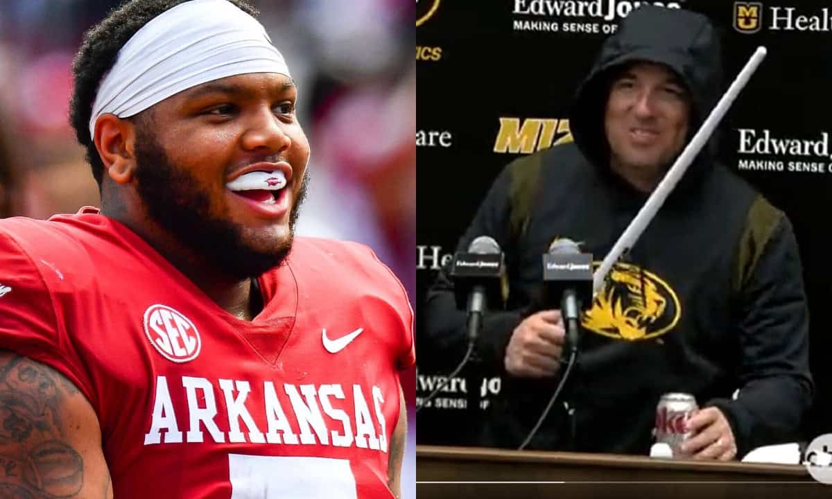 Razorback Lineman Bucks Former LSU Baseball Star’s Savage Takedown of Eli Drinkwitz