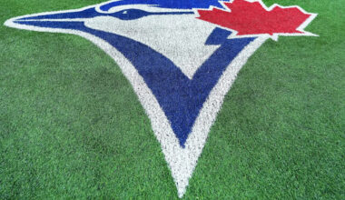 Blue Jays logo on display at Japan boxing match, without apparent MLB sign-off