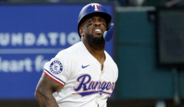 Texas Rangers decline 2026 offer for Adolis García and 3 other players, sign Haggerty to one-year deal