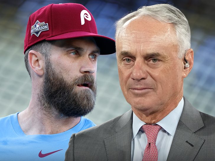 rob manfred bryce harper main getty