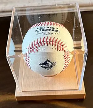 John Bains said his family would part with the historic baseballs ... for the right price. (Photo courtesy of John Bains)